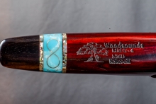 Boise de Rose Native American Flute, Minor, Mid G-4, #N16D (11)